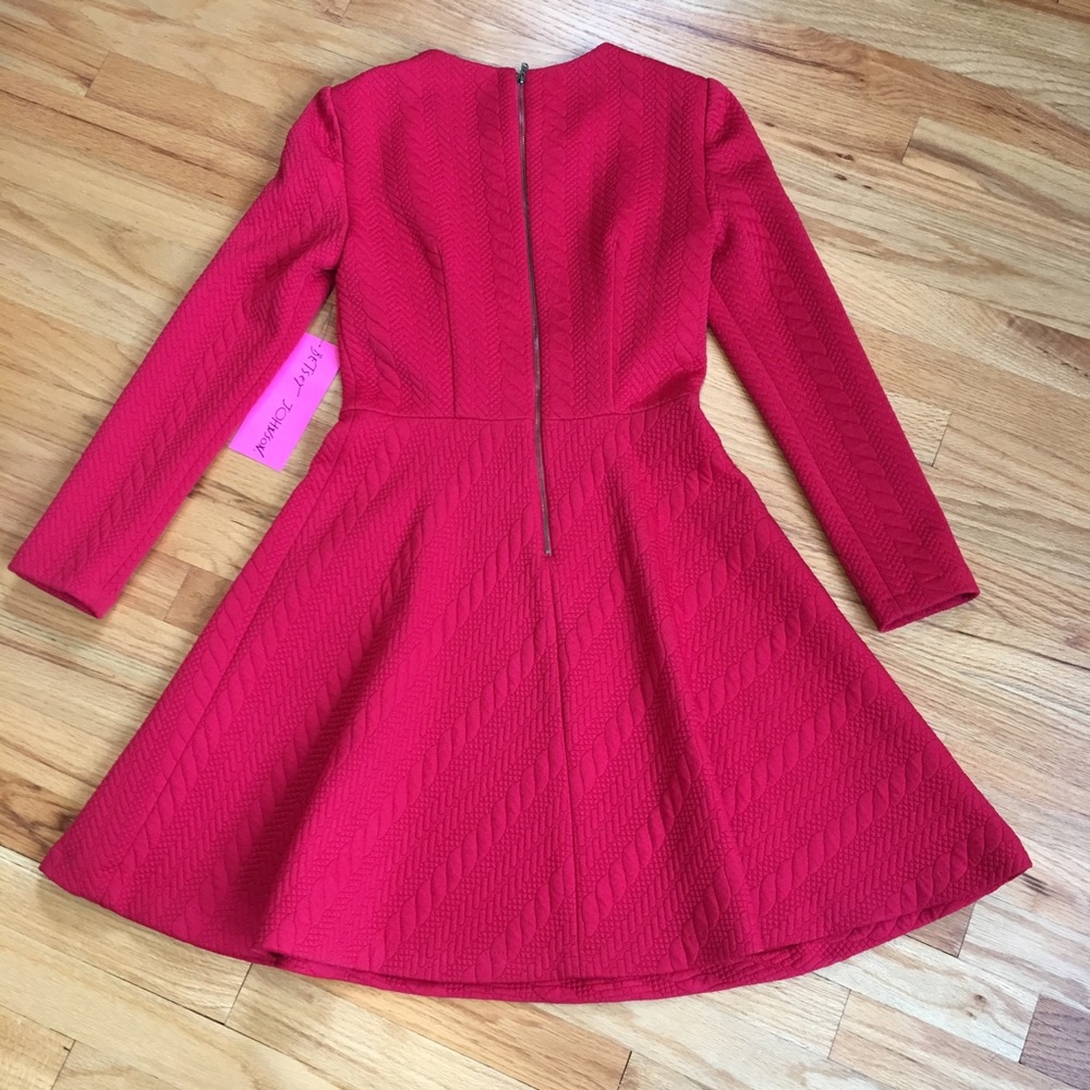 ❗️LAST ONE❗️Betsey Johnson Cable Knit Fit &Flare - Picture 4 of 8